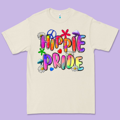 Hippie Pride Premium Tee Designed By Zillion Design Studio