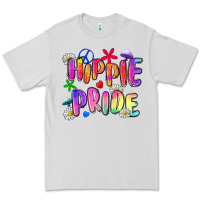 Dove Grey hippie pride Premium Tee - Zillion Design Studio
