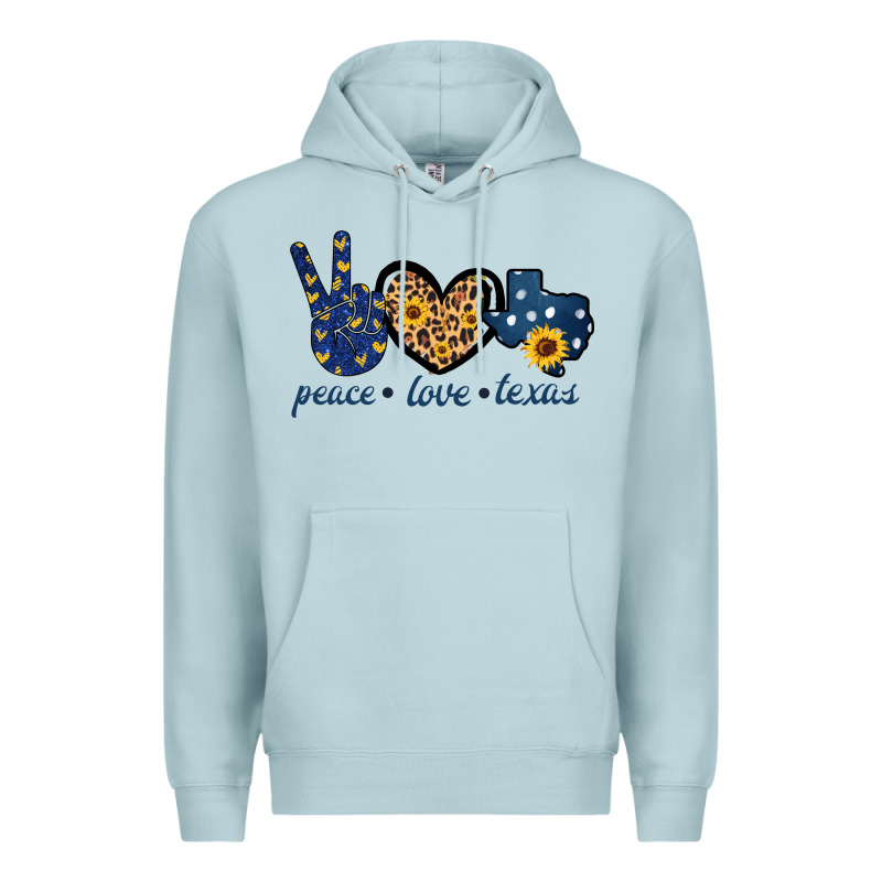 Peace Love Texas Premium Hoodie by Bettercallsaul | Teevron