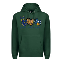 Sports Green Peace Love Texas Premium Hoodie - Bettercallsaul