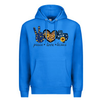 True Royal Peace Love Texas Premium Hoodie - Bettercallsaul