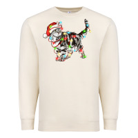 Sandshell christmas american shorthair cat Premium Sweatshirt - LillyAllenDesigns