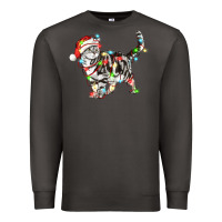 Smoke christmas american shorthair cat Premium Sweatshirt - LillyAllenDesigns