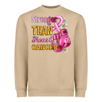 Stronger Than Breast Cancer Heavyweight Sweatshirt | Teevron