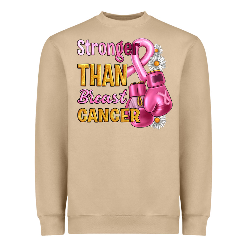 Stronger Than Breast Cancer Heavyweight Sweatshirt by Artiststas | Teevron