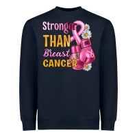 Navy Stronger than breast cancer Heavyweight Sweatshirt - Artiststas
