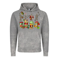 Cloud Rock christmas skeleton coffee cups Vintage Hoodie - FaDigitalArtStudio