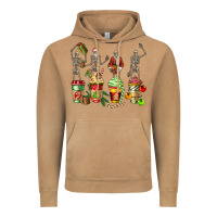 Vintage Camel christmas skeleton coffee cups Vintage Hoodie - FaDigitalArtStudio