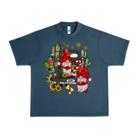 Midnight Navy farm truck,noel gnome Urban Heavy Tee - JahusDesignShop