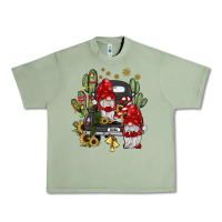 Oil Green farm truck,noel gnome Urban Heavy Tee - JahusDesignShop