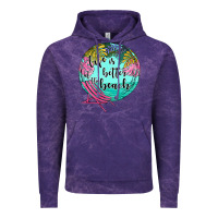 Cloud Purple life is better at the beach Vintage Hoodie - JahusDesignShop