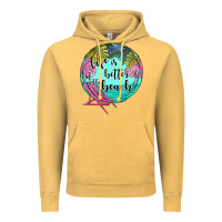 Vintage Mustard life is better at the beach Vintage Hoodie - JahusDesignShop