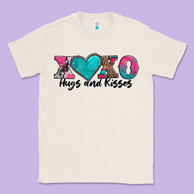 Xoxo Hugs And Kisses Valentines Day Classic Tee Designed By Adodesignshop