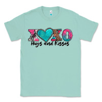 Seafoam xoxo hugs and kisses valentines day Classic Tee - AdoDesignShop