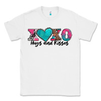 White xoxo hugs and kisses valentines day Classic Tee - AdoDesignShop