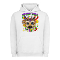 Pigment Lunar Rock meowdi gras mardi gras cat Urban Hoodie - CowGirlArtShop