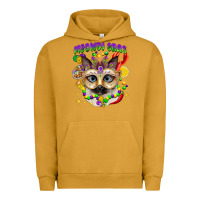 Pigment Peanut Butter meowdi gras mardi gras cat Urban Hoodie - CowGirlArtShop