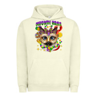 Pigment Pistachio meowdi gras mardi gras cat Urban Hoodie - CowGirlArtShop