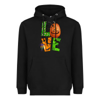 Black love halloween Heavyweight Hoodie - BundleAndBundleShop