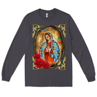 Smoke our lady of guadalupe frame Long Sleeve Tee - BarkalooDesign