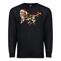 Black christmas christmas maine coon cat cat Premium Sweatshirt - LillyAllenDesigns