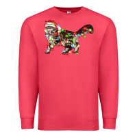 Cardinal christmas christmas maine coon cat cat Premium Sweatshirt - LillyAllenDesigns