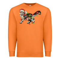 Christmas Christmas Maine Coon Cat Cat Premium Sweatshirt | Teevron
