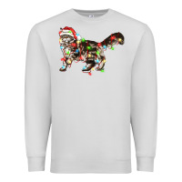 Dove Grey christmas christmas maine coon cat cat Premium Sweatshirt - LillyAllenDesigns