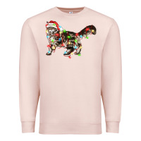 Pale Pink christmas christmas maine coon cat cat Premium Sweatshirt - LillyAllenDesigns