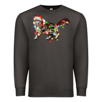 Smoke christmas christmas maine coon cat cat Premium Sweatshirt - LillyAllenDesigns
