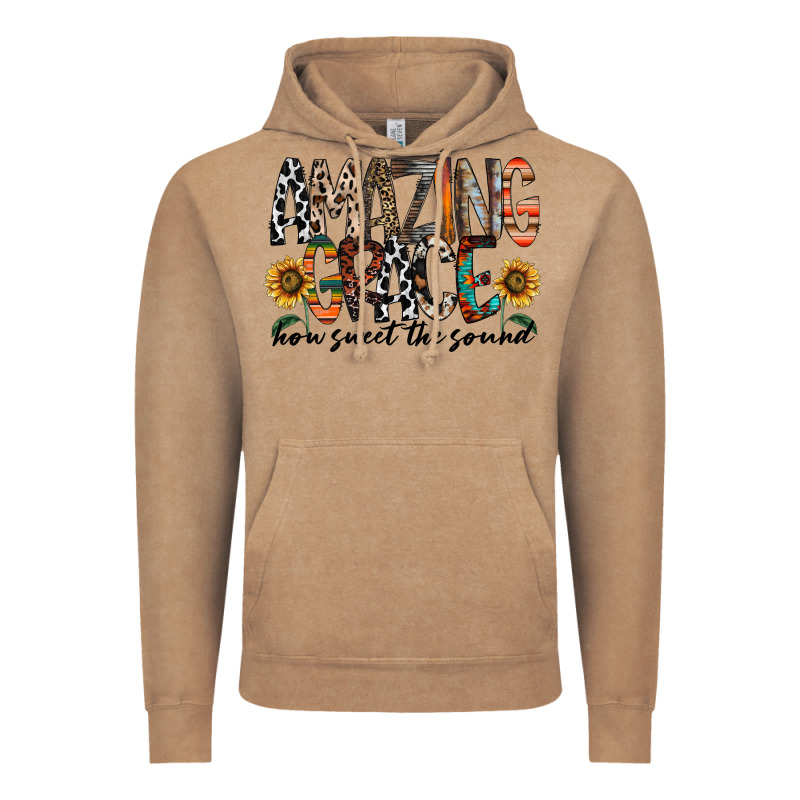 Amazing Grace How Sweet The Sound Vintage Hoodie by RacoonDesign | Teevron