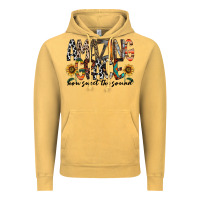 Vintage Mustard amazing grace how sweet the sound Vintage Hoodie - RacoonDesign