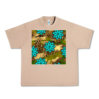 Burro camouflage leopard gemstone seamless pattern Urban Heavy Tee - BundleAndBundleShop