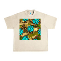 Sandshell camouflage leopard gemstone seamless pattern Urban Heavy Tee - BundleAndBundleShop