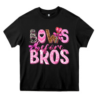Black bows before bros Heavy Core Tee - texasbilliewilder