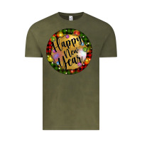 Vintage Olive christmas happy new year Vintage Tee - Artiststas