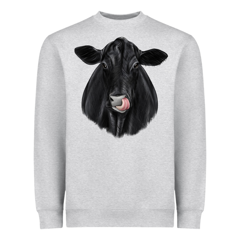 Black Angus Heavyweight Sweatshirt by JahusDesignShop | Teevron