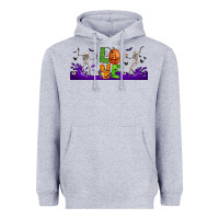 Heather Grey love halloween  libbey glass Heavyweight Hoodie - BundleAndBundleShop