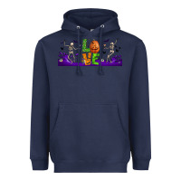 Navy love halloween  libbey glass Heavyweight Hoodie - BundleAndBundleShop