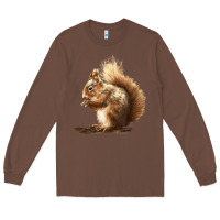 Chestnut Squirrels Long Sleeve Tee - LillyAllenDesigns
