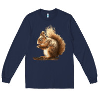 Navy Squirrels Long Sleeve Tee - LillyAllenDesigns