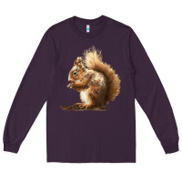 Plum Squirrels Long Sleeve Tee - LillyAllenDesigns