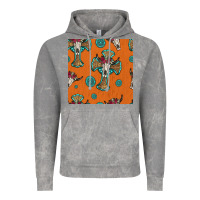 Cloud Rock western cross and bull skull seamless pattern Vintage Hoodie - HRA Design Shop