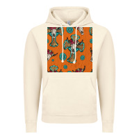 Vintage Artic western cross and bull skull seamless pattern Vintage Hoodie - HRA Design Shop