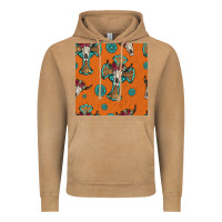 Vintage Camel western cross and bull skull seamless pattern Vintage Hoodie - HRA Design Shop