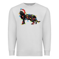 Dove Grey christmas bombay cat Premium Sweatshirt - LillyAllenDesigns