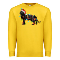 Lemon christmas bombay cat Premium Sweatshirt - LillyAllenDesigns
