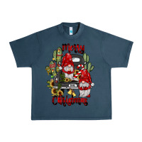 Midnight Navy farm truck,merry christmas gnome Urban Heavy Tee - JahusDesignShop