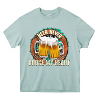 Arona beer never broke my heart Heavy Core Tee - texasbilliewilder