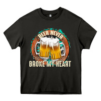 Asphalt beer never broke my heart Heavy Core Tee - texasbilliewilder